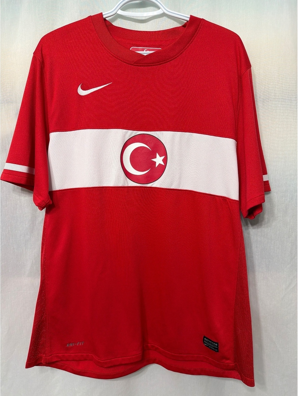 Nike Turkey National Team Soccer Jersey 2010 Men's Large